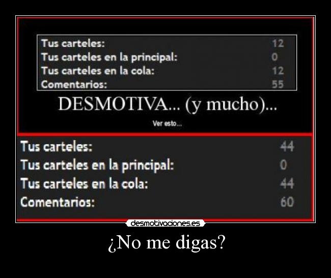 ¿No me digas? - 