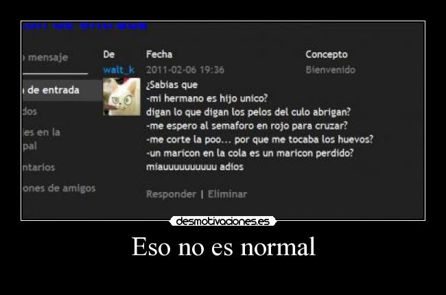 Eso no es normal - 