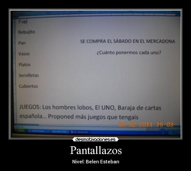Pantallazos -