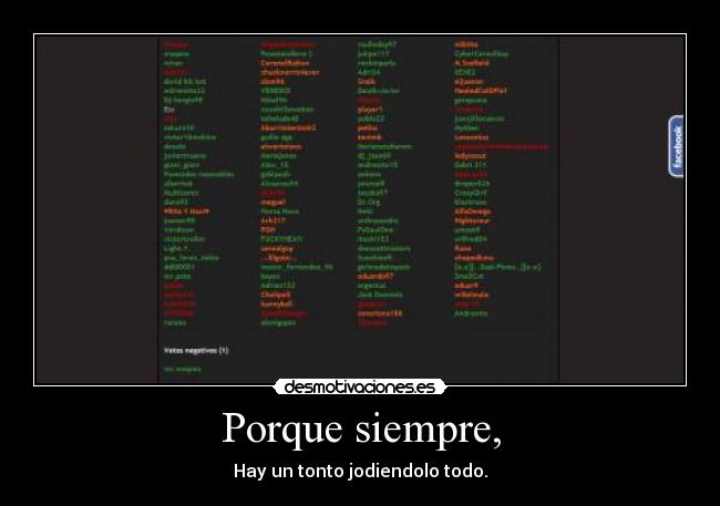 Porque siempre, - 