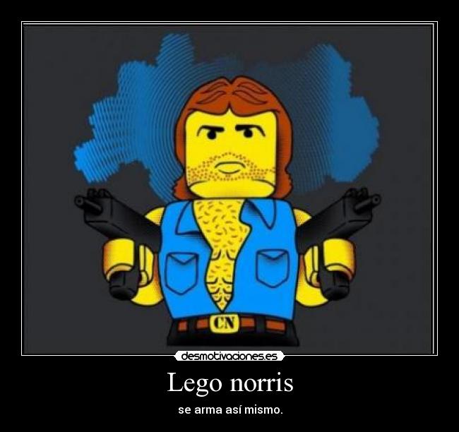 Lego norris - se arma así mismo.
