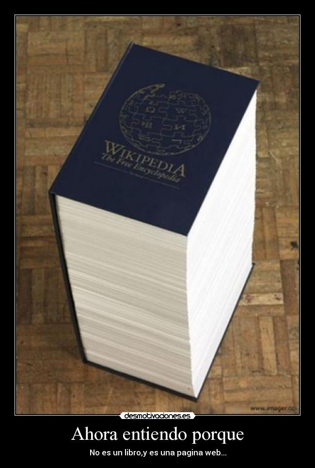 Ahora entiendo porque - No es un libro,y es una pagina web...