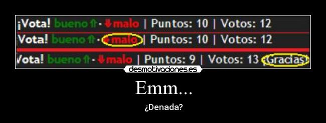 Emm... - ¿Denada?