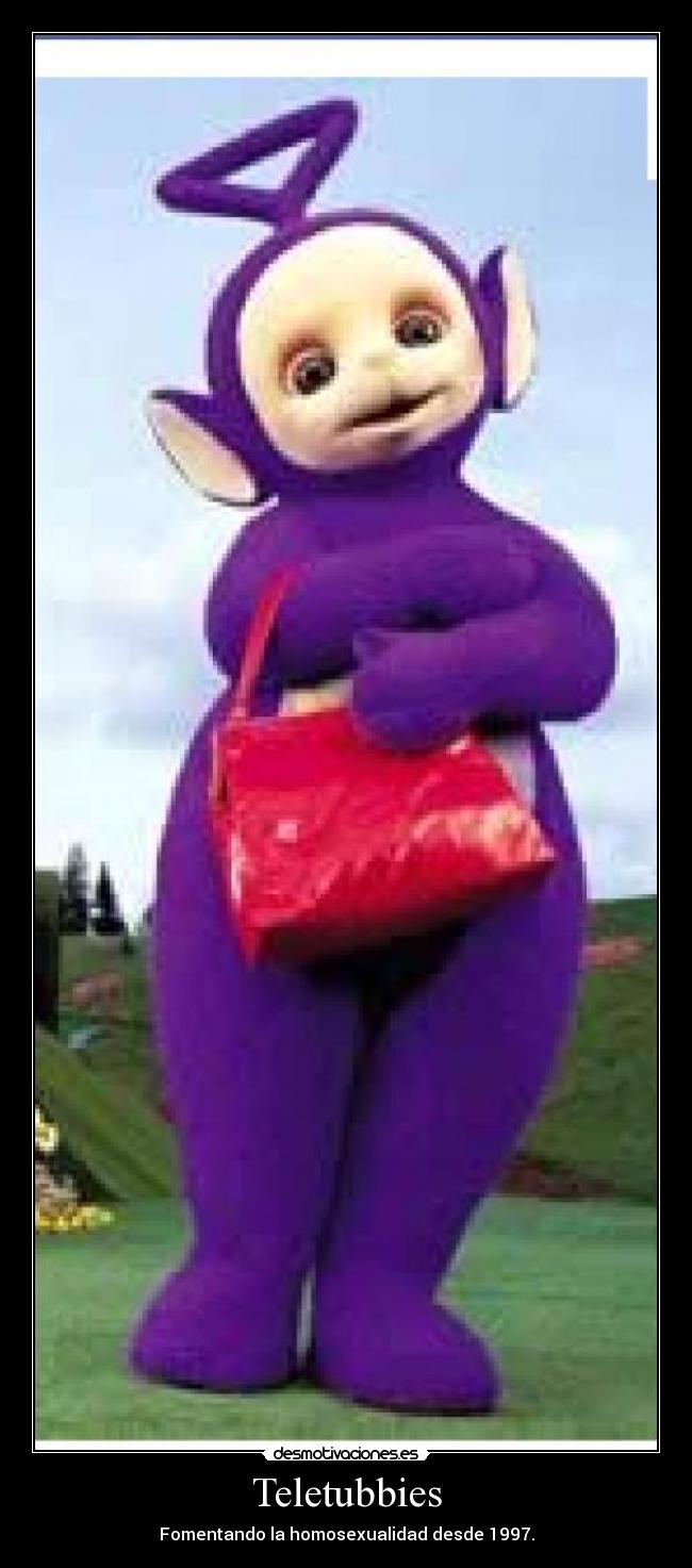 Teletubbies - Fomentando la homosexualidad desde 1997.