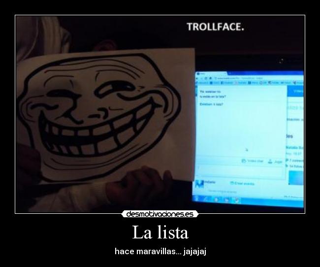 La lista - hace maravillas... jajajaj