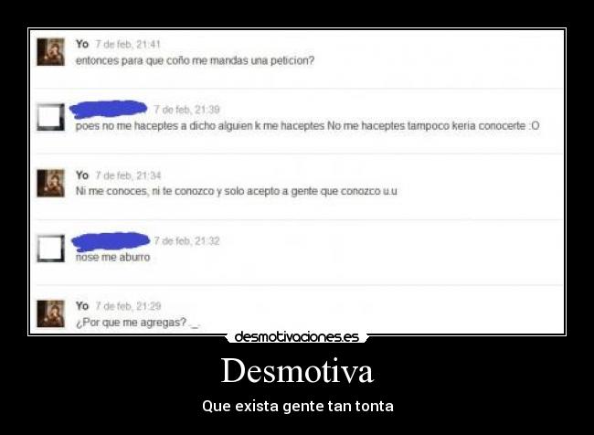 Desmotiva - Que exista gente tan tonta