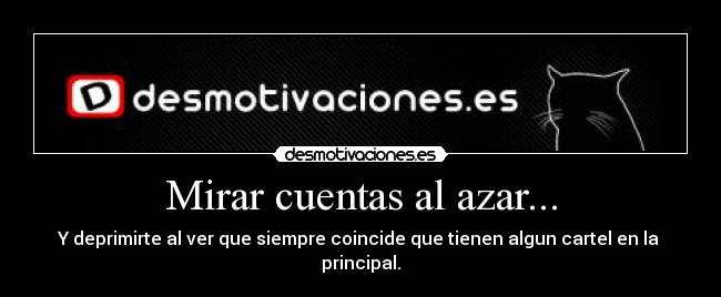 Mirar cuentas al azar... - 