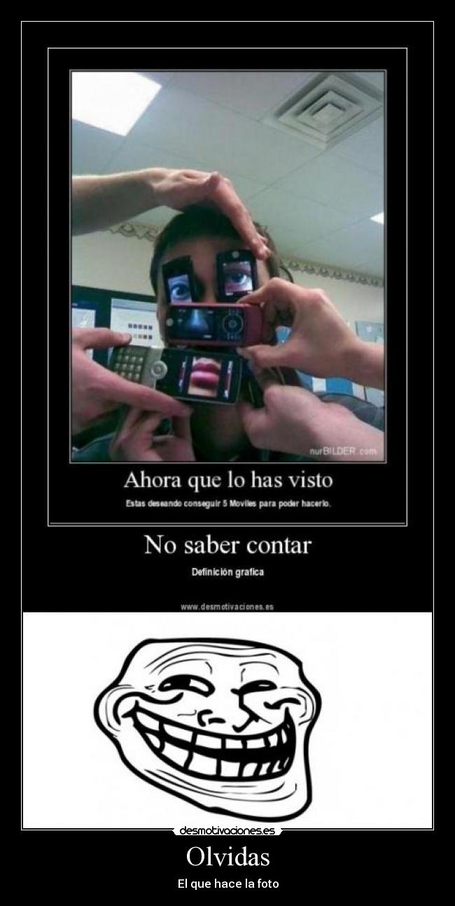 Olvidas - El que hace la foto