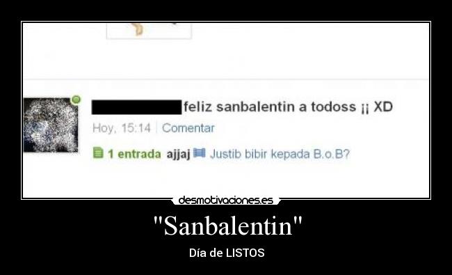 Sanbalentin - Día de LISTOS