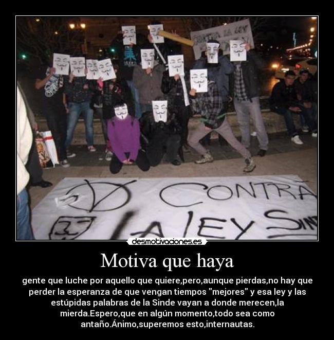 Motiva que haya - 