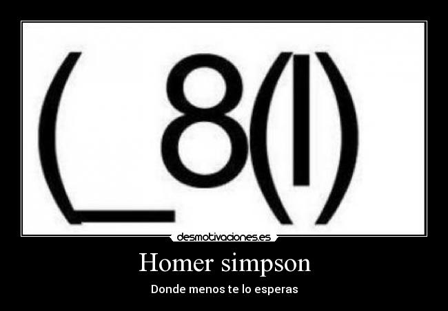 Homer simpson - Donde menos te lo esperas