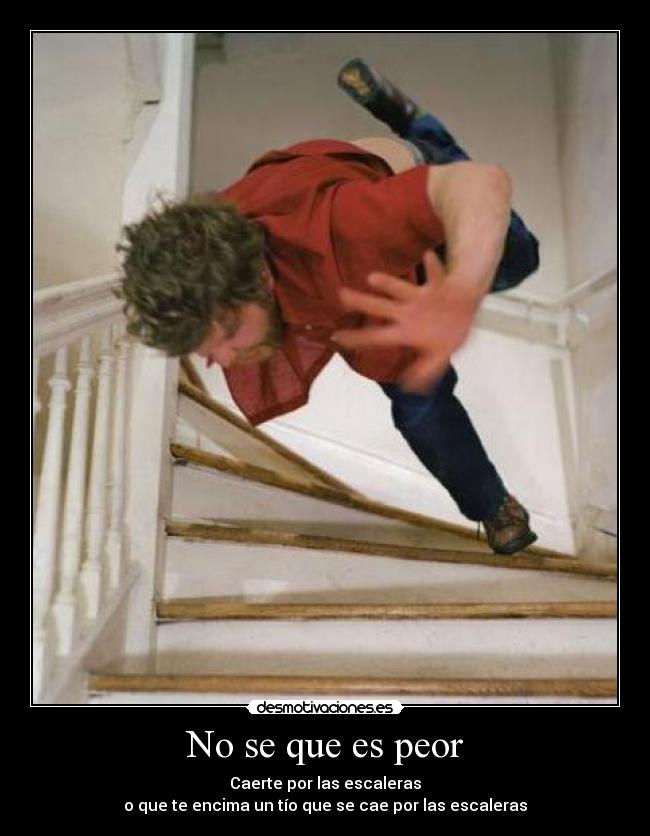 carteles escalera desmotivaciones