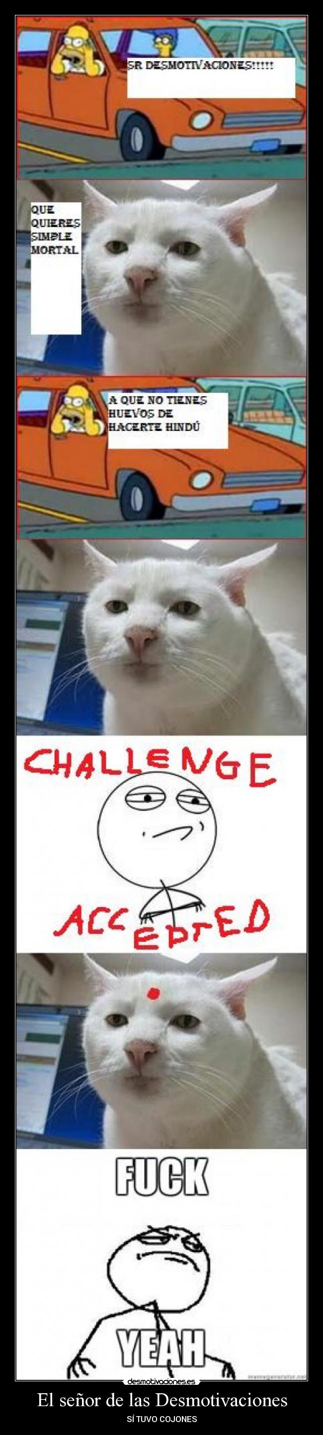 El señor de las Desmotivaciones - SÍ TUVO COJONES