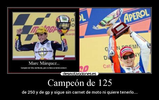 Campeón de 125 -
