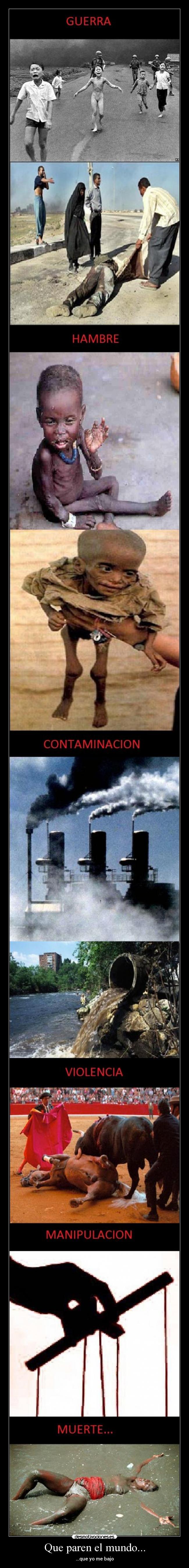 Que paren el mundo... -