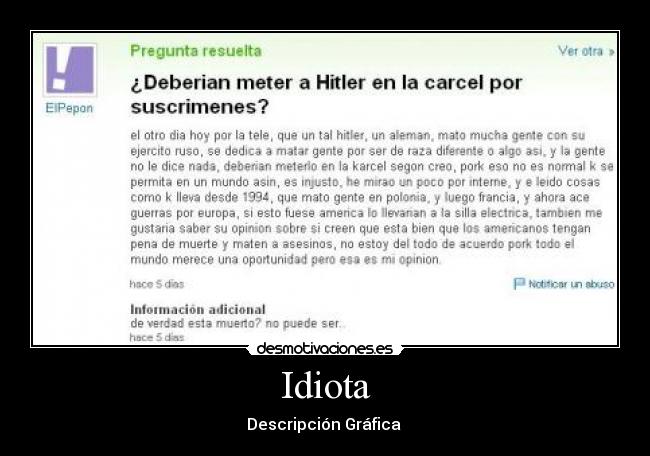 Idiota -
