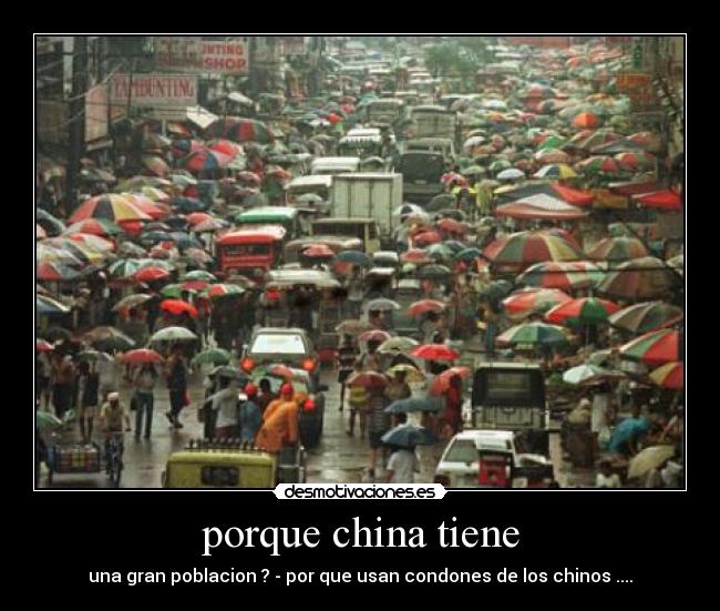 porque china tiene -