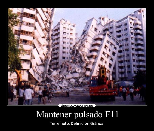 Mantener pulsado F11 - 