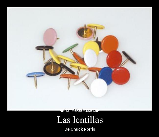 Las lentillas - De Chuck Norris