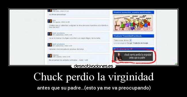 Chuck perdio la virginidad -