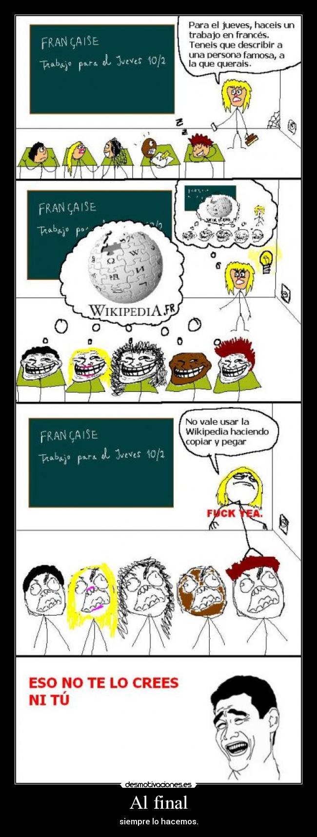 carteles wikipedia copiar pegar yao ming troll rage guy ffuu desmotivaciones