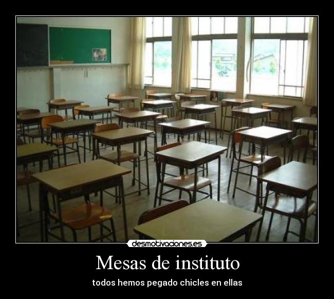 Mesas de instituto - 