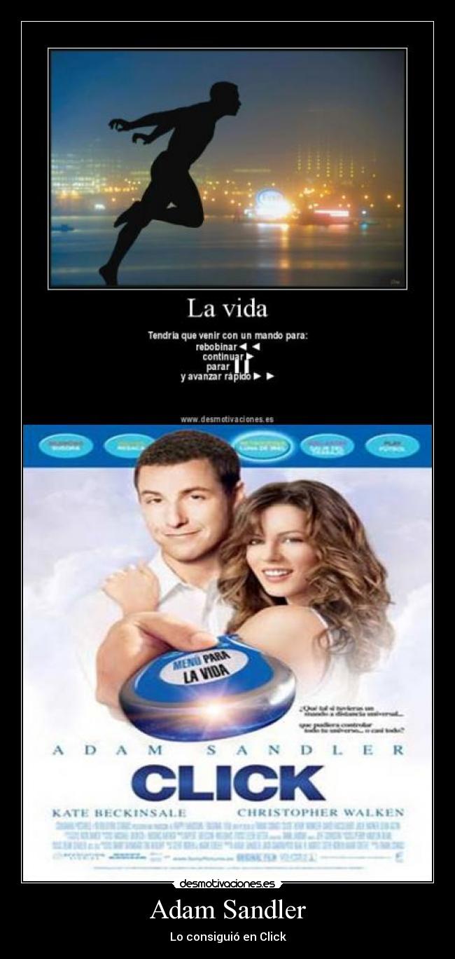 Adam Sandler - Lo consiguió en Click