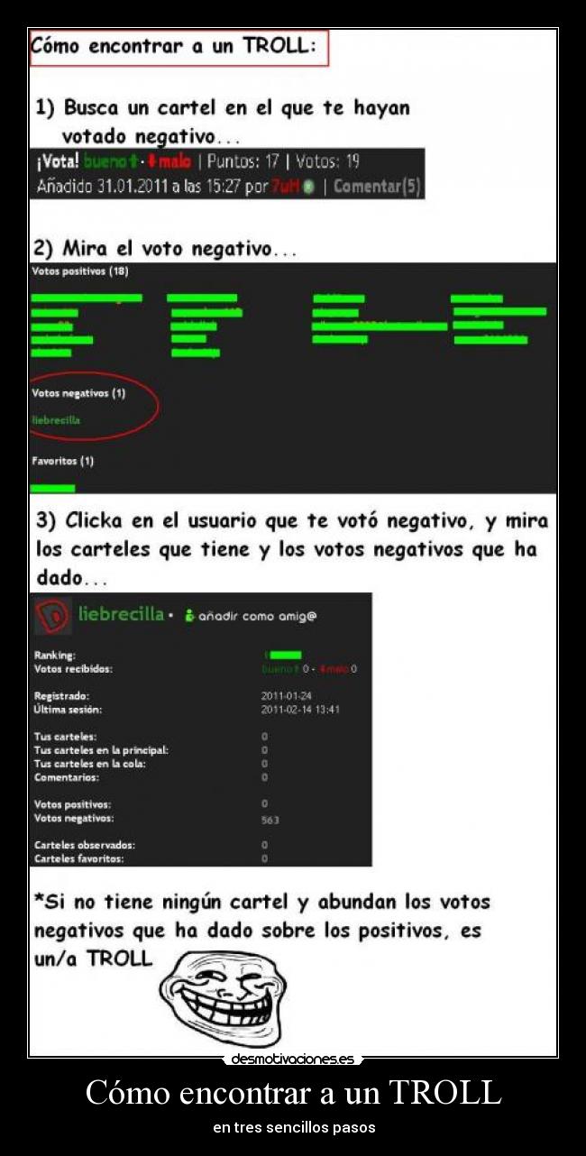 Cómo encontrar a un TROLL - en tres sencillos pasos