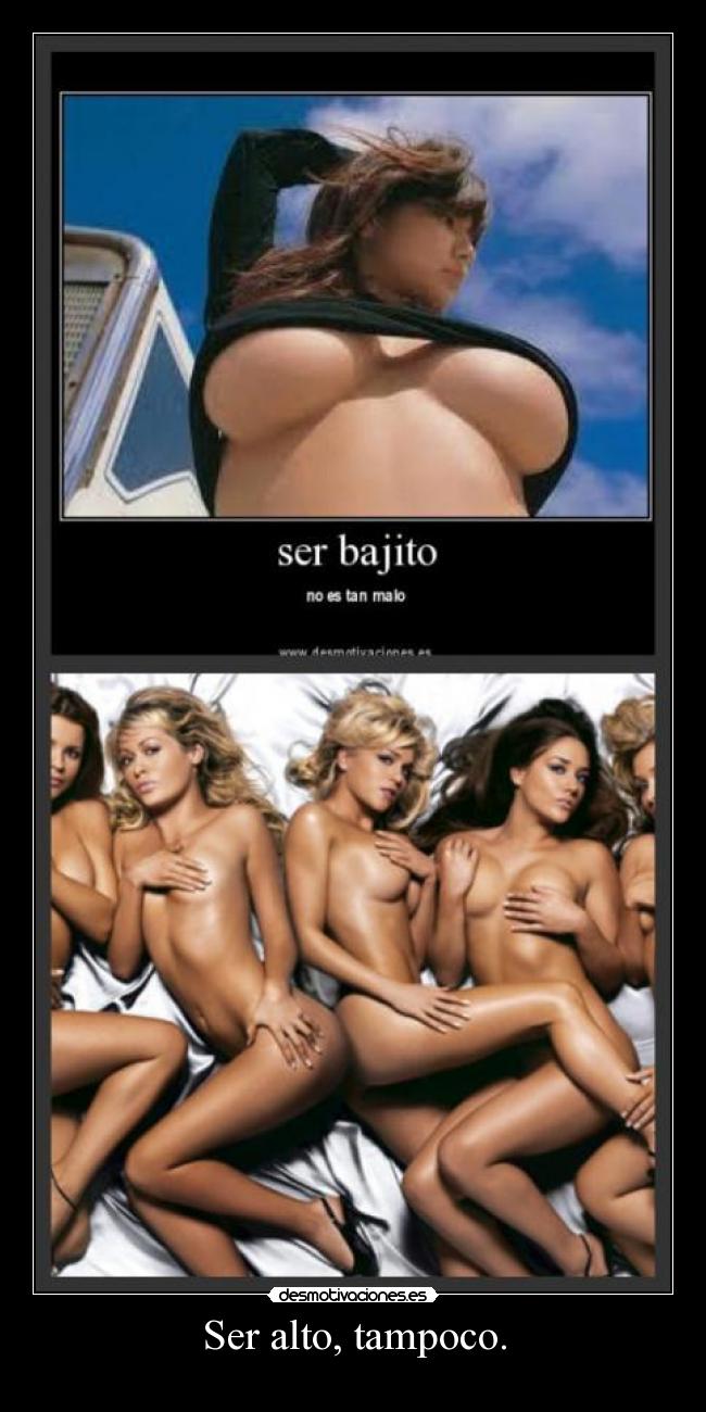 Ser alto, tampoco. - 