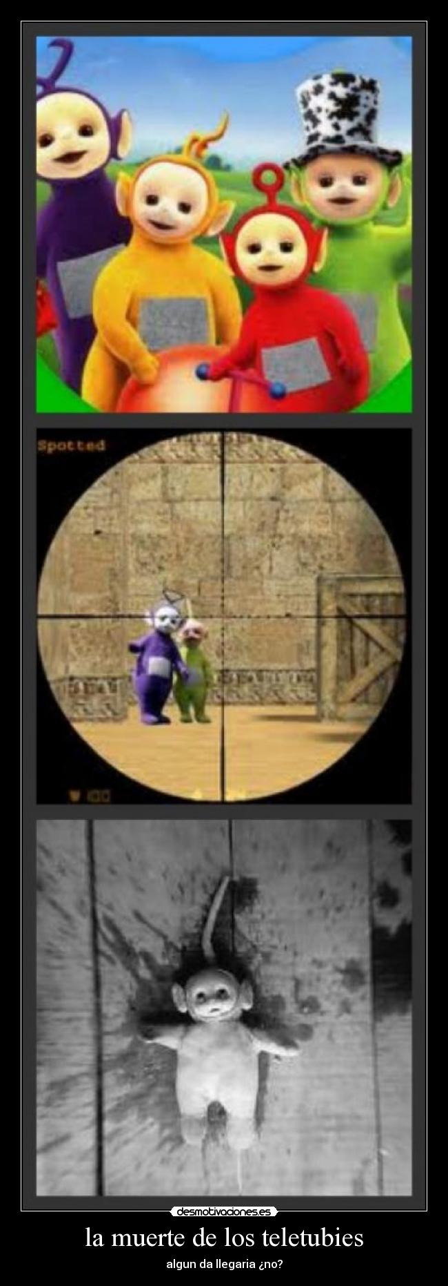 la muerte de los teletubies -