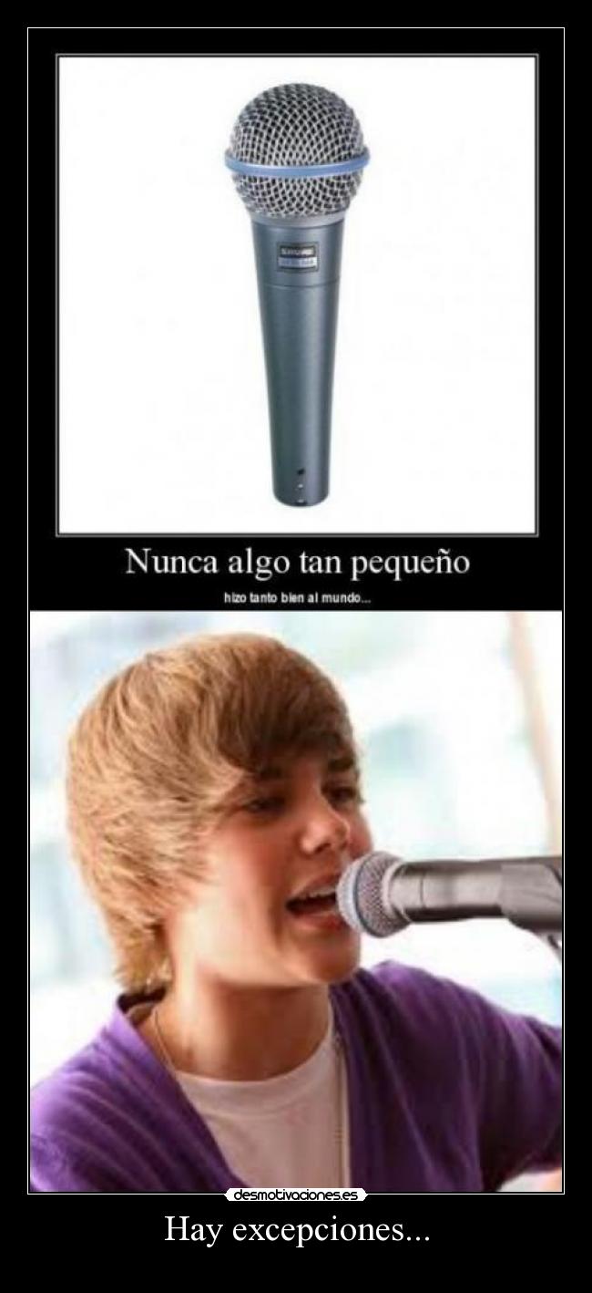 Hay excepciones... -