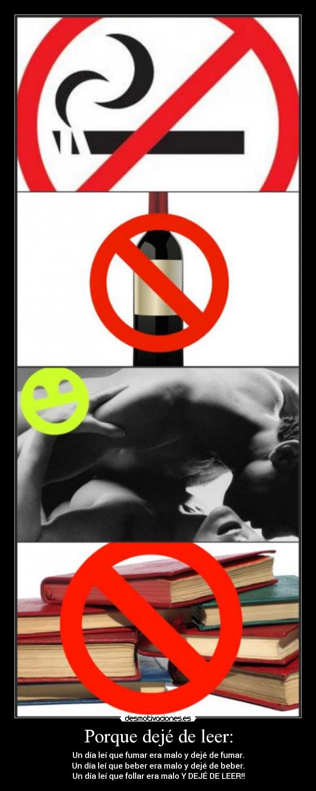 Porque dejé de leer: - 