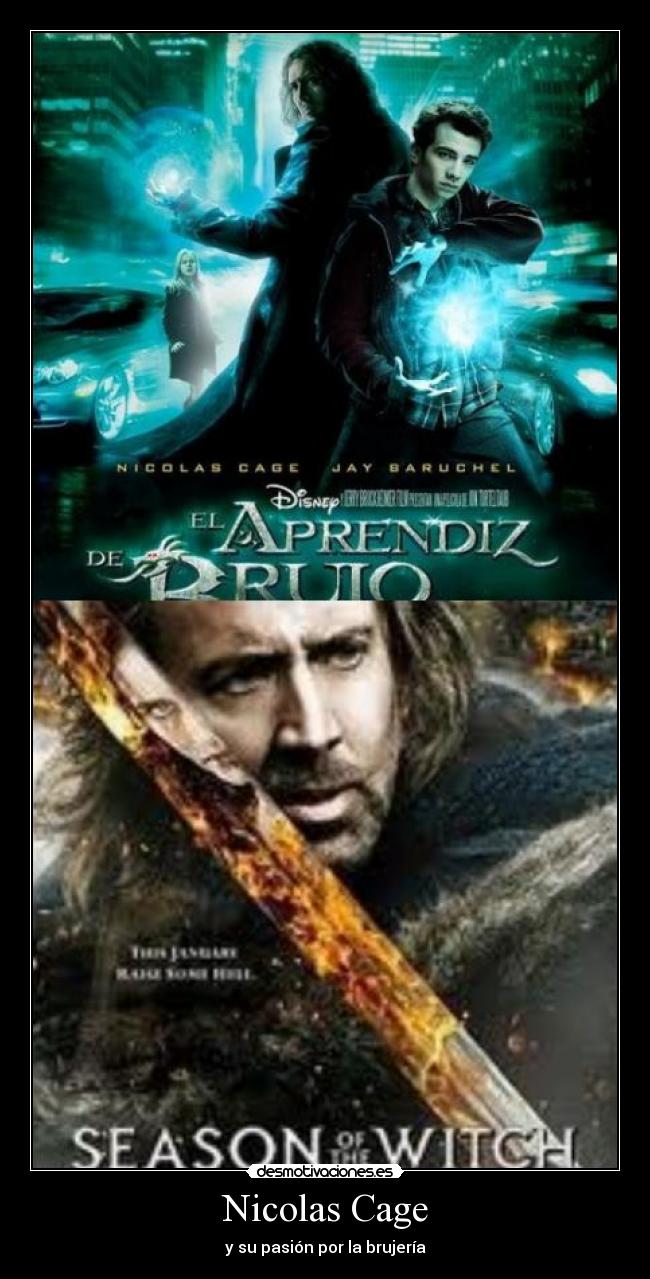 Nicolas Cage - y su pasión por la brujería