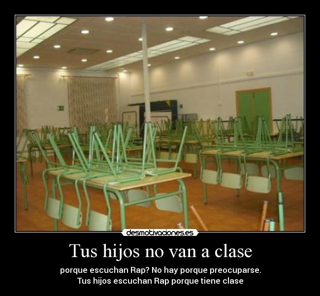 Tus hijos no van a clase -