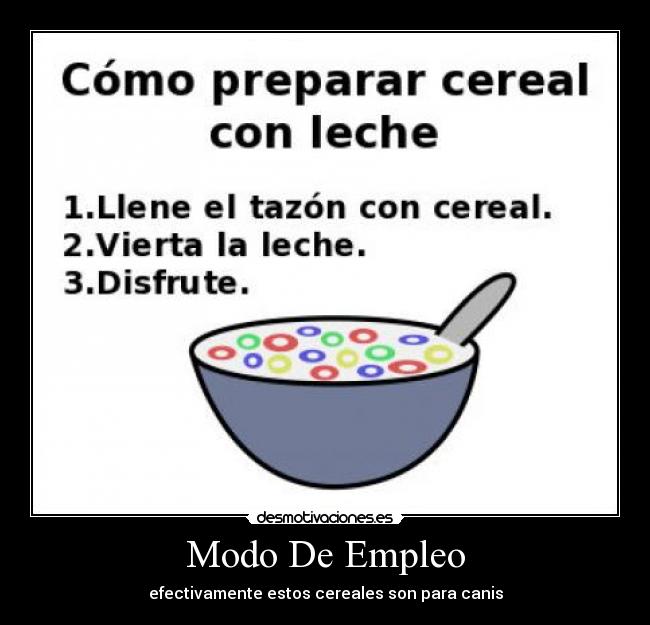 Modo De Empleo -