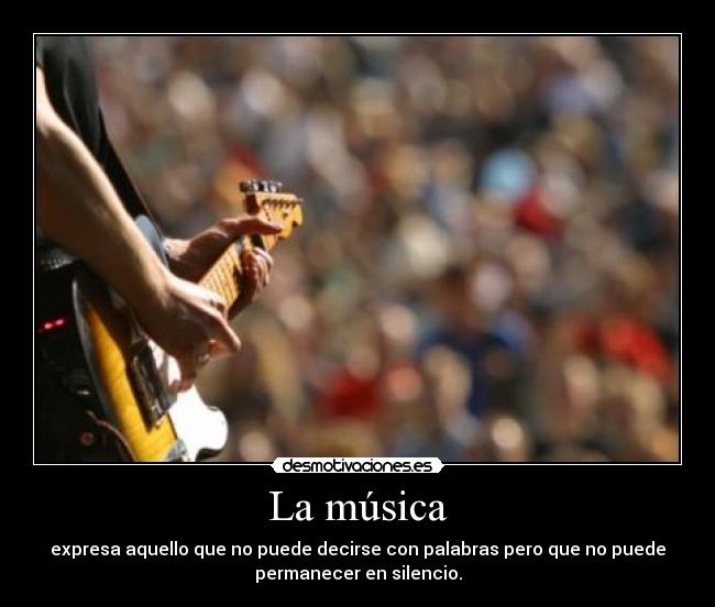 La música -