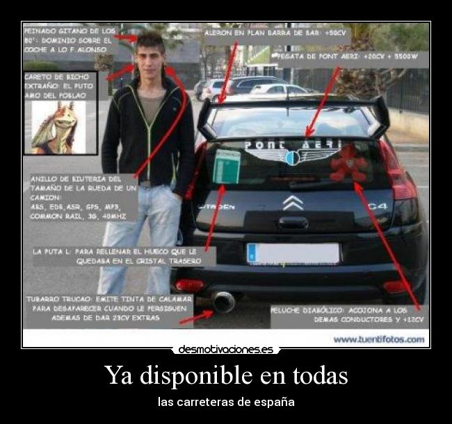 Ya disponible en todas - las carreteras de españa