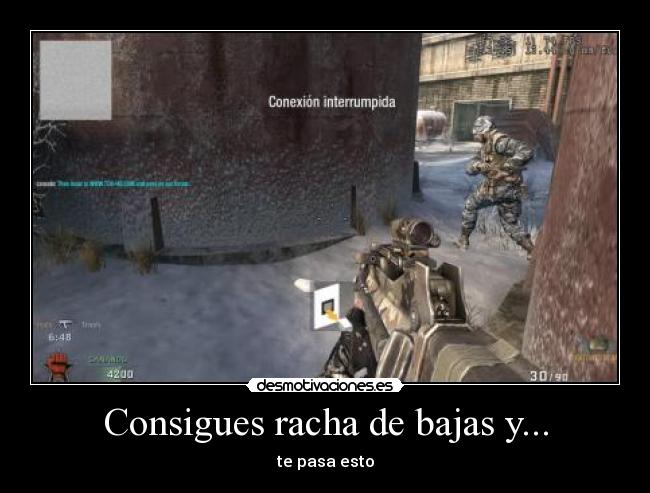 Consigues racha de bajas y... -