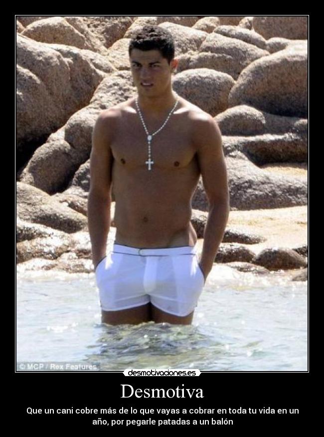 carteles cristiano ronaldo cani sueldo empleo salario desmotiva desmotivaciones