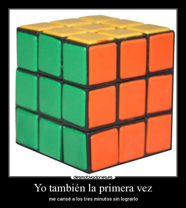 Yo también la primera vez -
