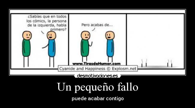 Un pequeño fallo - 