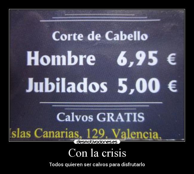 Con la crisis - 