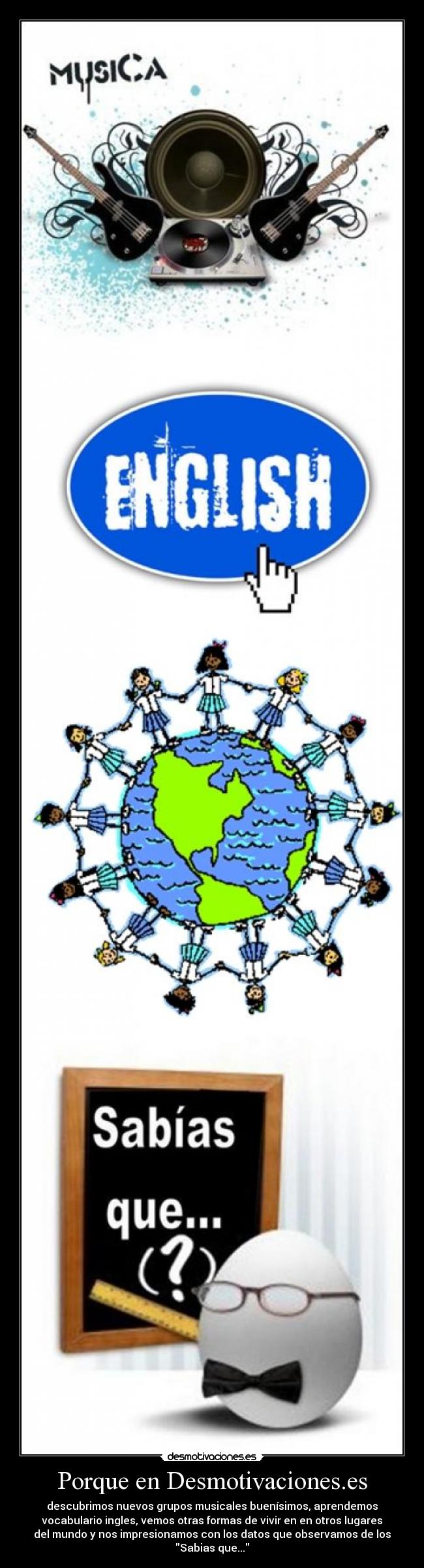 Porque en Desmotivaciones.es -