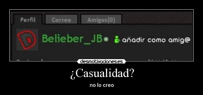 ¿Casualidad? -