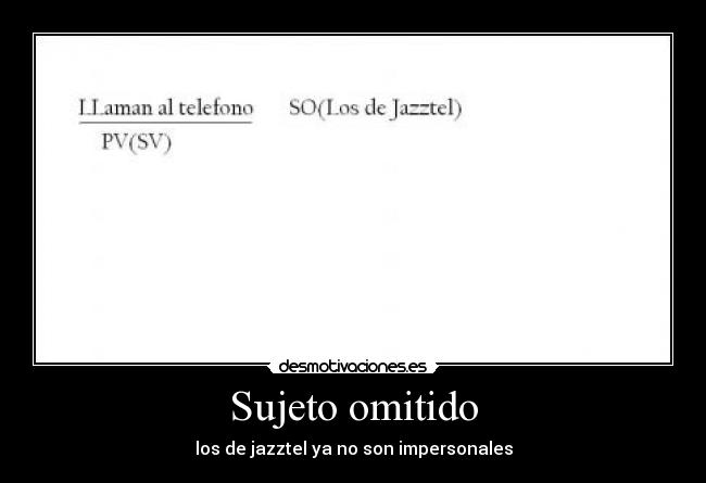 Sujeto omitido - 