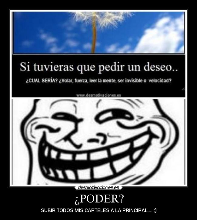 ¿PODER? - 