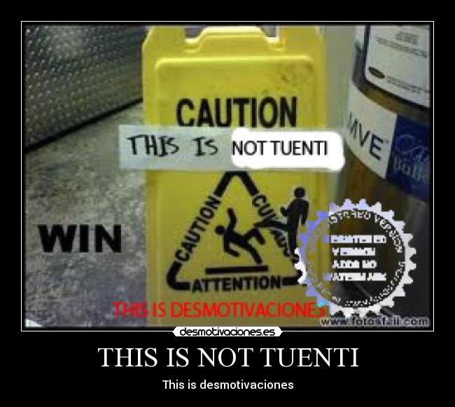 THIS IS NOT TUENTI - 