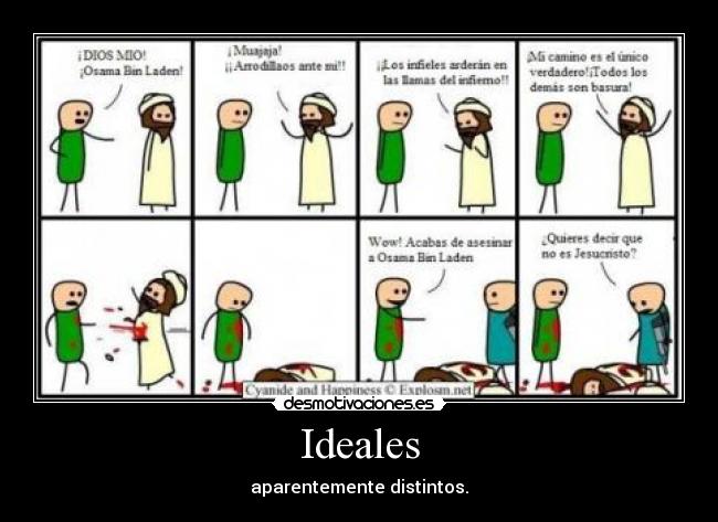 carteles bin laden jesus idelaes similares desmotivaciones