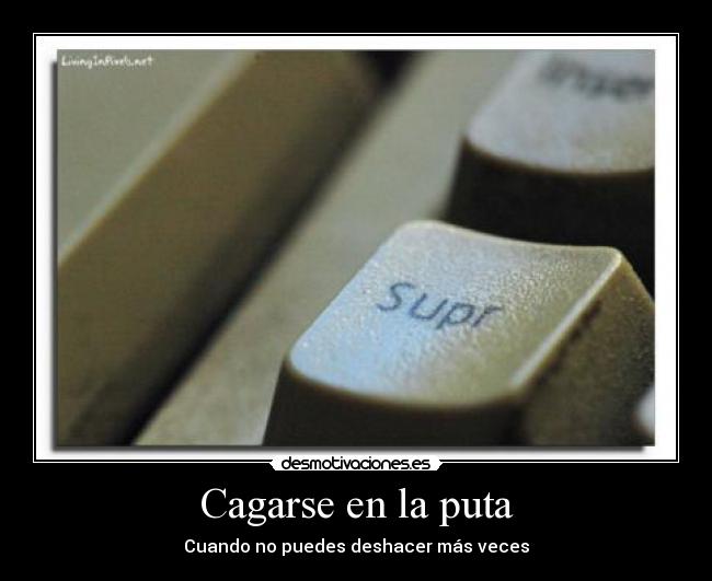 carteles cagarse puta desmotivaciones