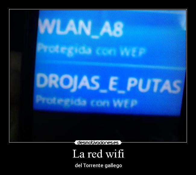 La red wifi -